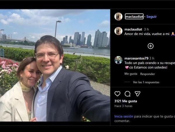 Emotivo mensaje de Maria Claudia Tarazona a su esposo, Miguel Uribe Turbay.