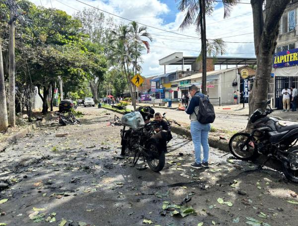 Atentado en Meléndez, en el sur de Cali.