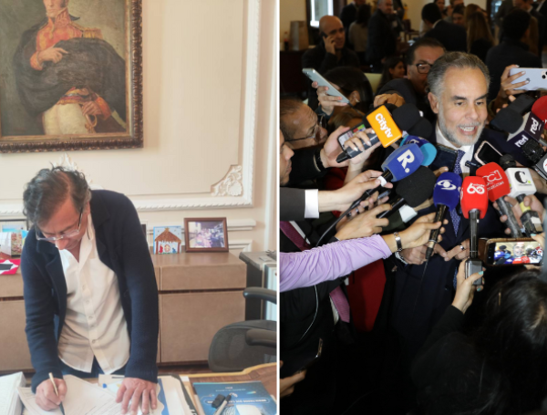 Presidente Gustavo Petro firma 'decretazo' - Armando Benedetti habla sobre consulta popular desde el Congreso