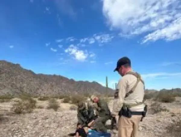 Los agentes del Sector Yuma fueron asistidos por personal de la División Aérea de Yuma