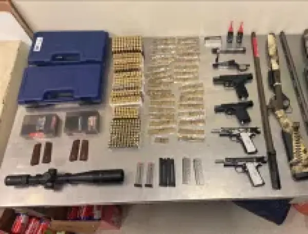 Las armas confiscadas por CBP en el Puente Internacional A