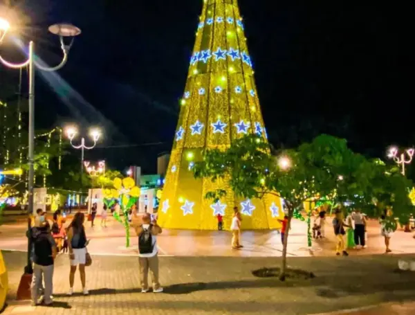 Alumbrado navideño en Girardot