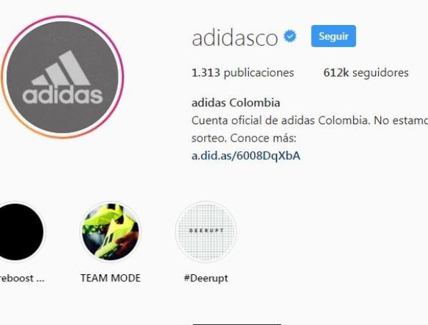 Adidas instagram oficial best sale