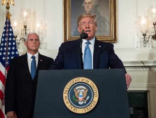 El presidente de EE. UU., Donald Trump, afirmó desde la Casa Blanca que en su país "no hay lugar para el odio".