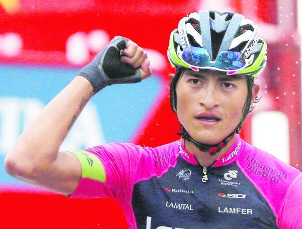 Wínner Anacona ganó etapa en el 2014.