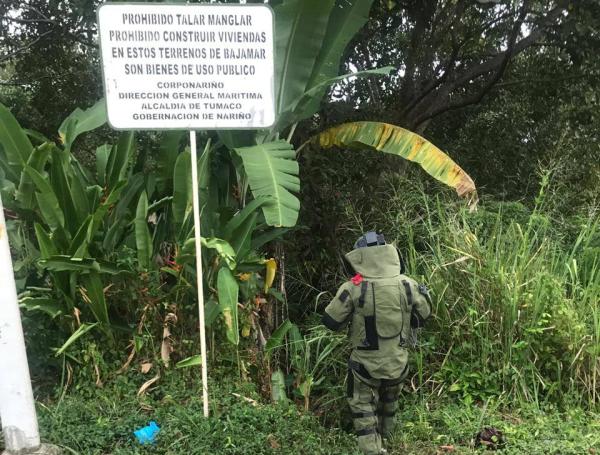 La desactivación se realizó en la vía Pasto-Tumaco.