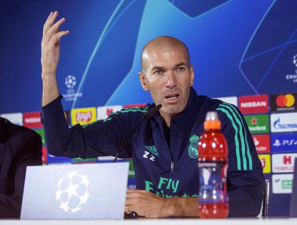 Zinedine Zidane, entrenador de Real Madrid.