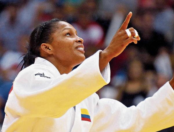 Yuri Alvear, doble medallista olímpica en judo.