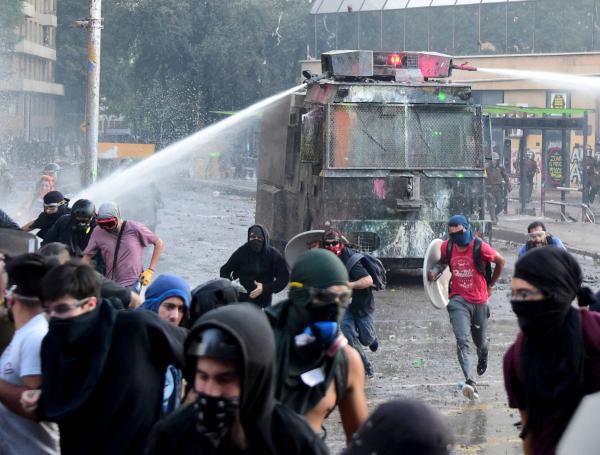 Este viernes continuaban las protestas en Chile.