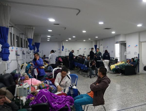 Sala de expansión en el Hospital de Kennedy.