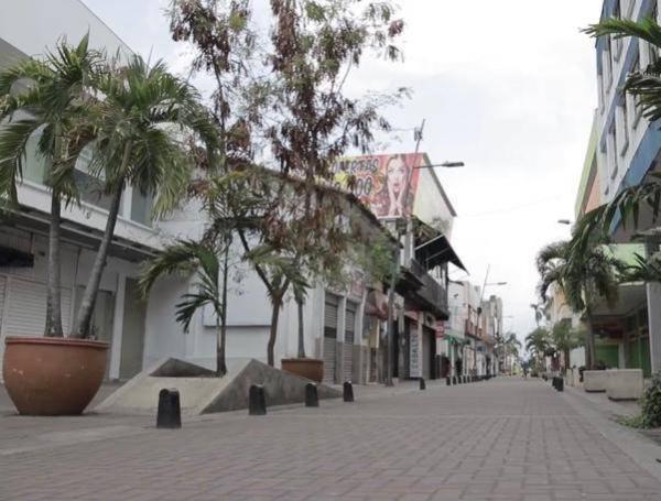 Calles solitarias de Palmira en la reactivación económica