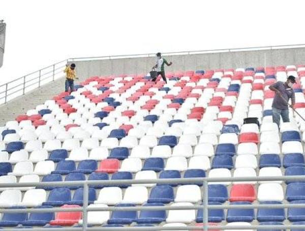 El estadio ha estado sometido a controles.