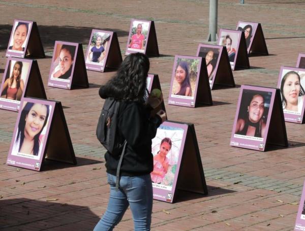 Actividad de  No es hora de callar en cinco ciudades del país.