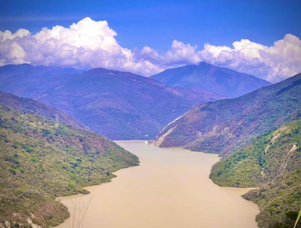 Así luce el embalse del megaproyecto.