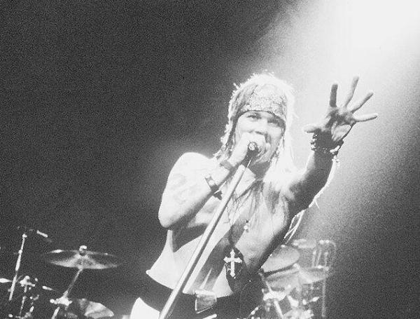 Axl Rose, vocalista de Guns N' Roses.