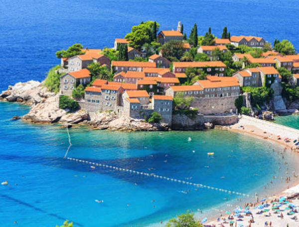 Isla Sveti Stefan, Montenegro
