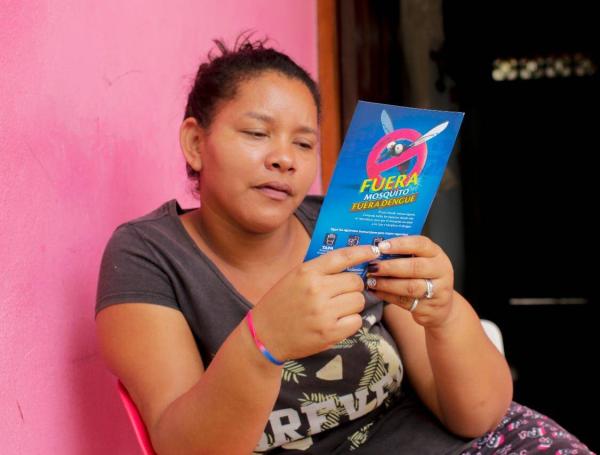 La estrategia de prevención se realiza casa a casa.