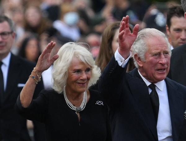 Carlos III asumió el trono tras la muerte de Isabel II. Fotografía de su llegada a Buckingham.