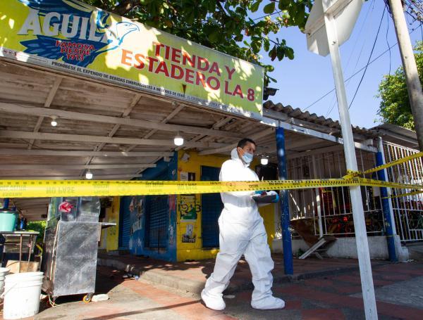 En el barrio El Santuario se registró una masacre el domingo 29 de enero.