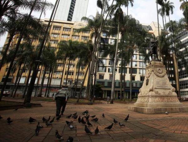 Plaza de Cayzedo, en el centro de Cali.