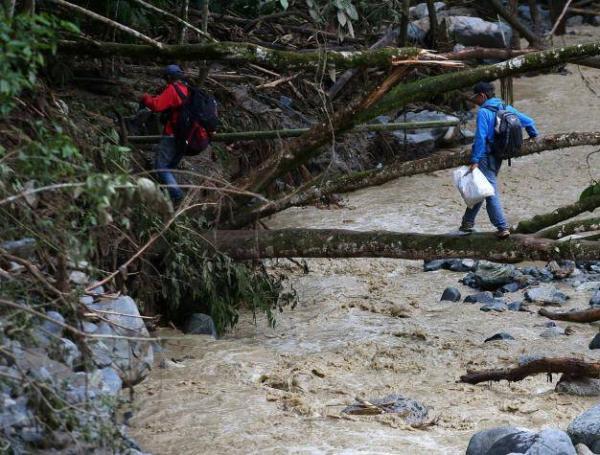 Afectados por lluvias en el norte del Cauca.