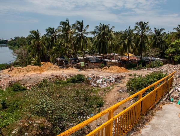 En esta zona habitan los niños de la IED.