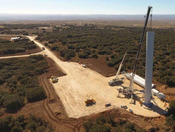 Obras para el Parque Eólico en la Guajira.