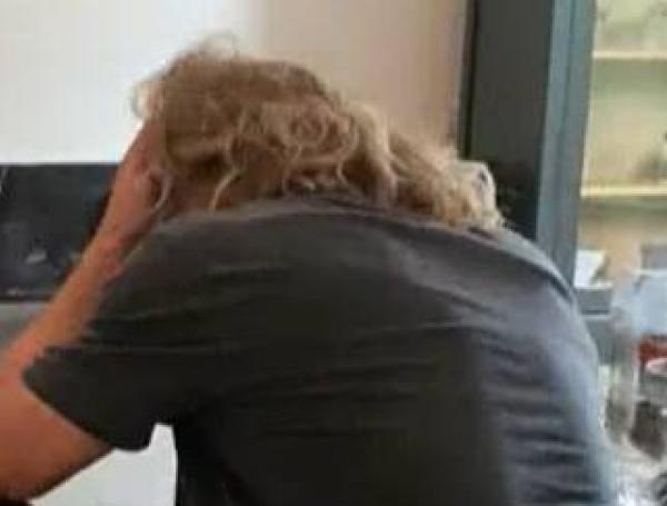 Daniel Sancho, en visita al lugar del crimen.