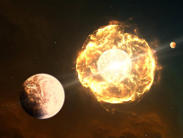 Según la investigación, las partículas del Sol habrían inundado la atmósfera superior de la Tierra.