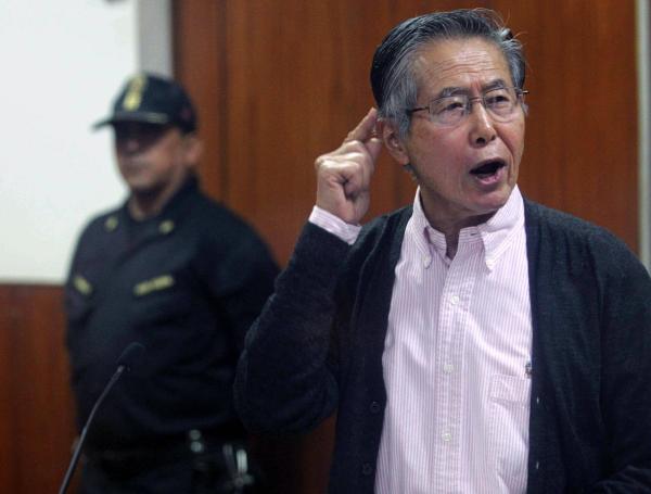 Alberto Fujimori, expresidente de Perú.