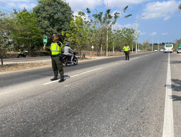 Operativos en carreteras de Bolívar