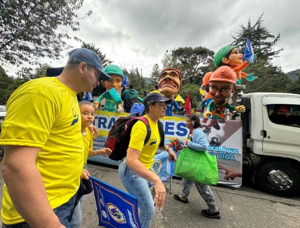 Marchas del primero de mayo en Bogotá