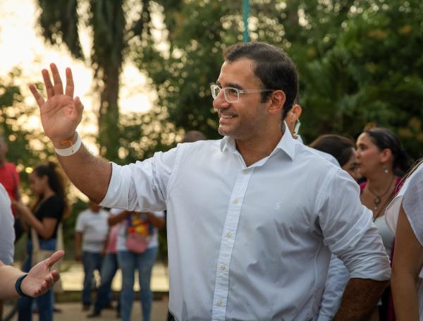 El alcalde de Montería Hugo Kerguelén García