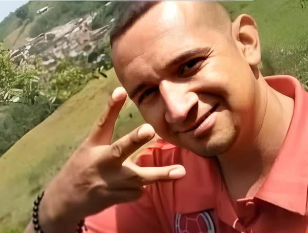 Yeri Edwin Gaitán, presidente de la JAC de Villacolombia, asesinado en en esta zona rural de Jamundí.
