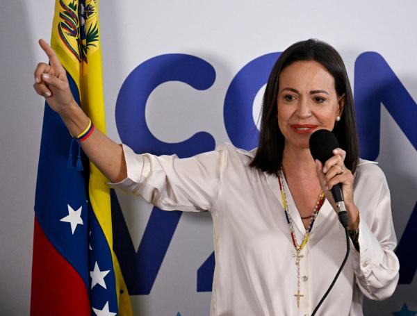 La líder de la oposición, María Corina Machado.