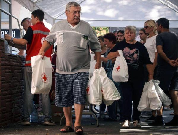 Los habitantes de la región de Kursk han recibido ayuda humanitaria. 