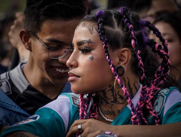 Este sábado 17 y el domingo 18 de agosto se llevará a cabo Hip Hop al Parque 2024 en el Parque Simón Bolívar, que para su edición número 26 viene con una oferta variada de artistas, talleres, festivales, mercados de productos, entre otras sorpresas. Bogotá 18 de agosto del 2024. FOTO MAURICIO MORENO CEET  EL TIEMPO