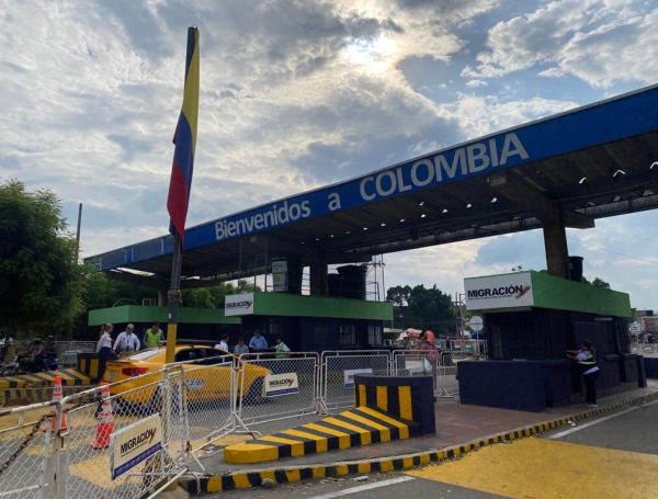 Puente Internacional Simón Bolívar, en la frontera entre Colombia y Venezuela.