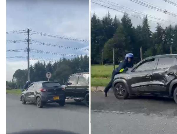 Agente de tránsito atropellado en Rionegro