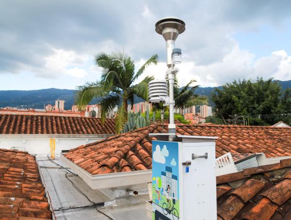 Estación que mide la calidad del aire