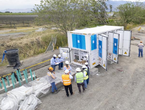Sistema de almacenamiento con baterías de Celsia.
