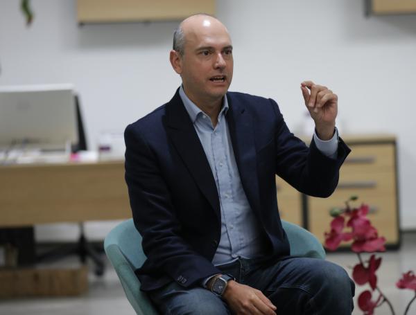 José Ignacio López,  presidente de Anif durante una entrevista concedida al diario Portafolio. Bogotá 21 de octubre del 2024. FOTO MAURICIO MORENO CEET EL TIEMPO