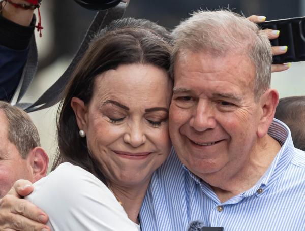 María Corina Machado y Edmundo González