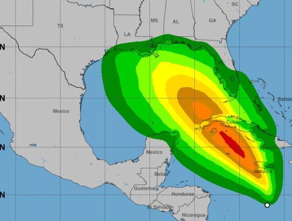 La tormenta está aumentando su potencia