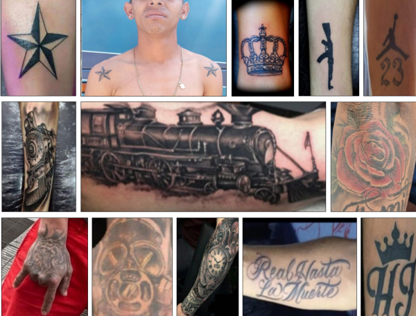 Tren de Aragua. tatuajes