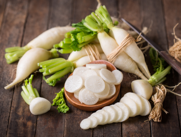 Rábanos daikon
