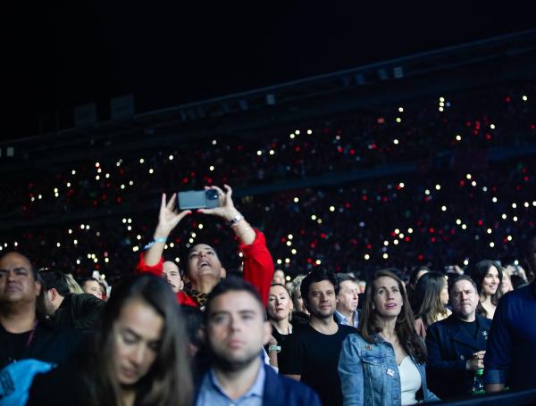 Conciertos llenaron los estadios este año