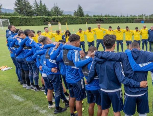 Primera práctica de Millonarios con David González