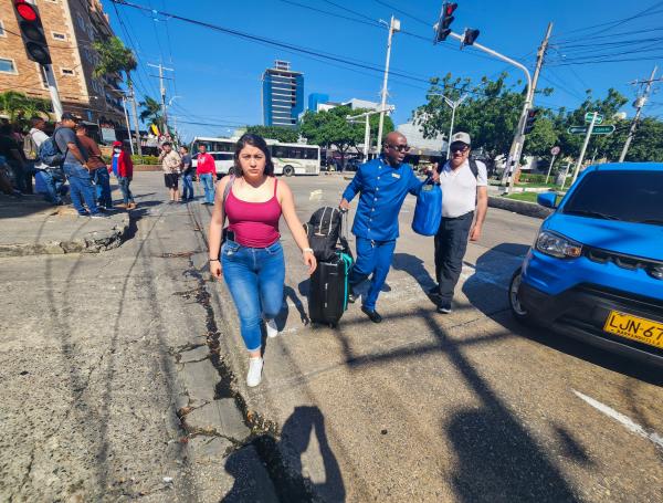 PROTESTA INDRIVERS EN BARRANQUILLA