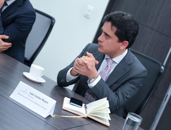 Ministro de Comercio, Industria y Turismo, Luis Carlos Reyes.